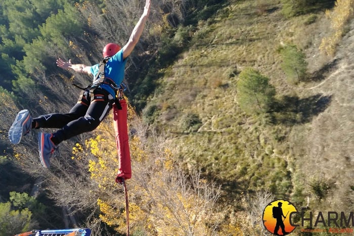 Puenting Alcoi: 3-seconden vrije val met driedubbele beveiliging