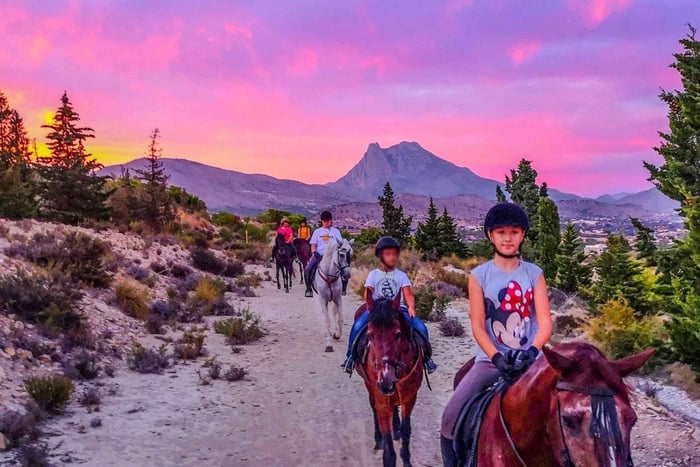 Villajoyosa:Excursión a caballo de 2 horas