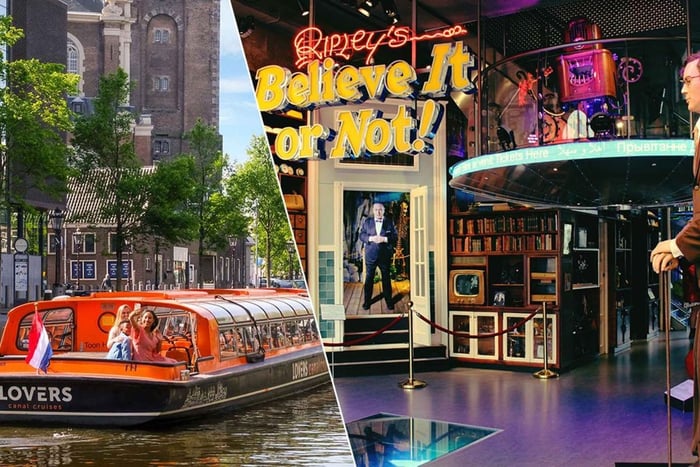 Cruzeiro de 1 hora no Canal de Amesterdão e Ripley's Believe it or Not