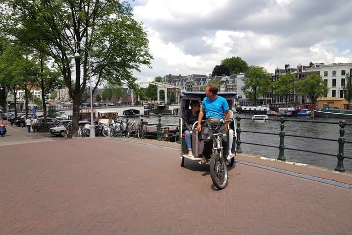 Amsterdam 1 Uur Riksja Tour