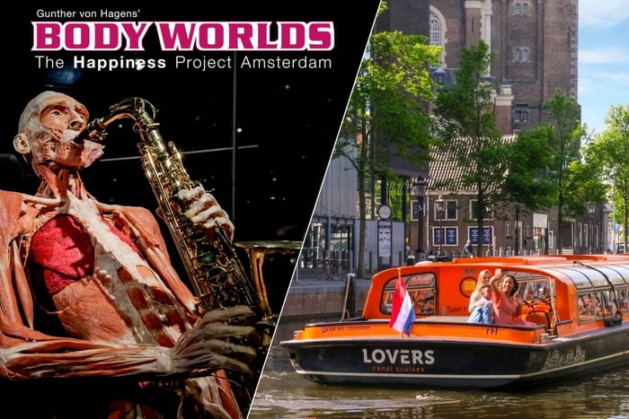 Amesterdão: Exposição Body Worlds e cruzeiro pelo canal