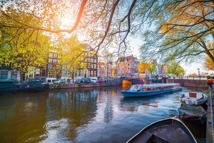 Excursão a pé histórica para famílias em Amsterdã