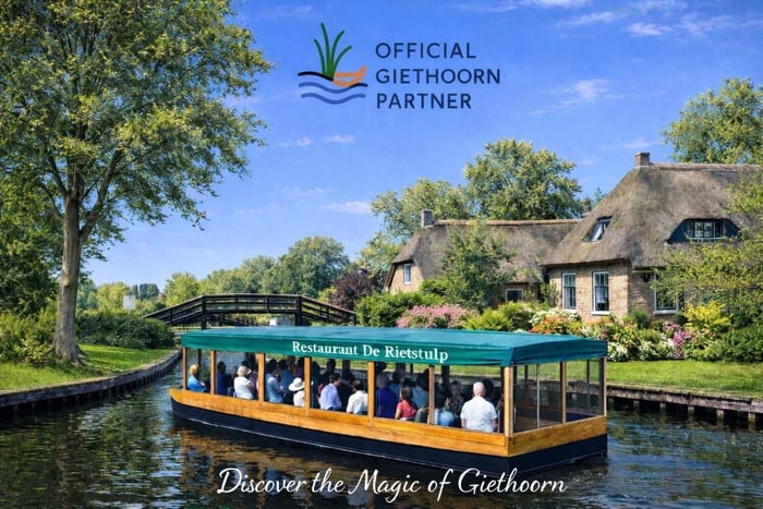 Amsterdam: Dagstur til Giethoorn og båtcruise med lokal guide