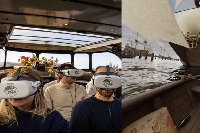 Amsterdam : sortie en bateau de luxe historique en réalité virtuelle