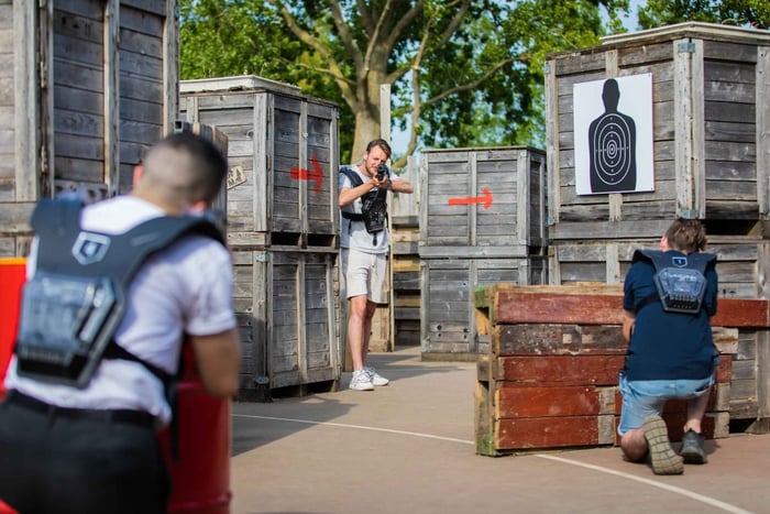 Laser Tag em Amesterdão: Ação emocionante na UP Events Amsterdam