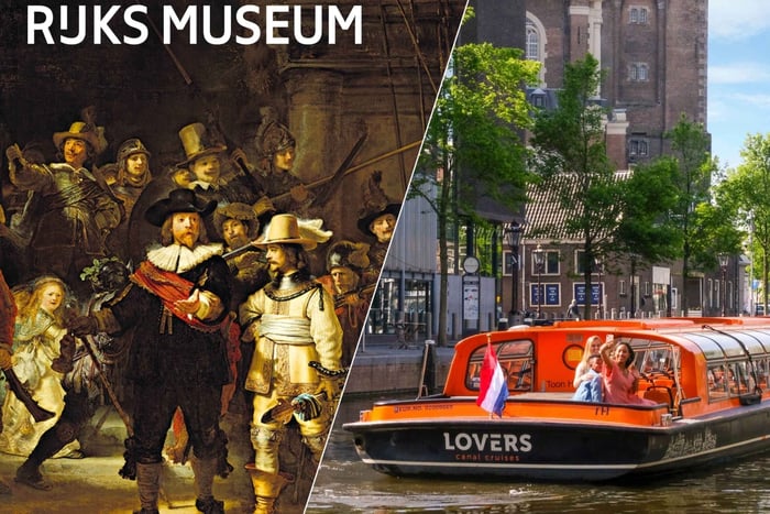 Amsterdam : billet d'entrée au Rijksmuseum et croisière sur les canaux