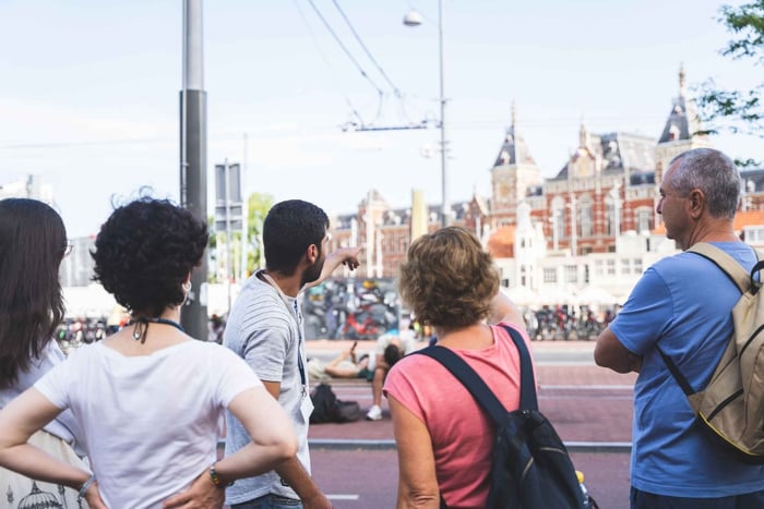 Amsterdamin pienryhmäkävelykierros ja kanavakierros