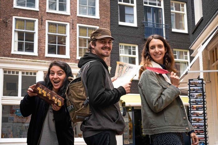 Amsterdam: Tour a piedi con caccia al tesoro 'Un mittente segreto