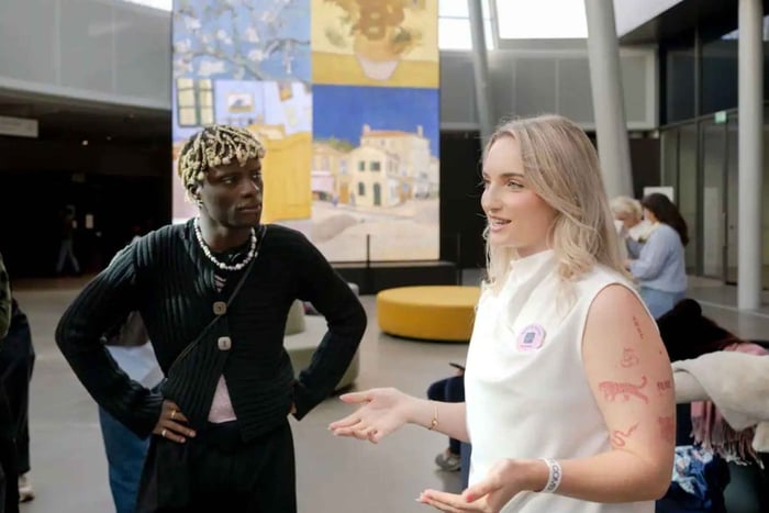 Rundvisning i kunstgalleri i Amsterdam