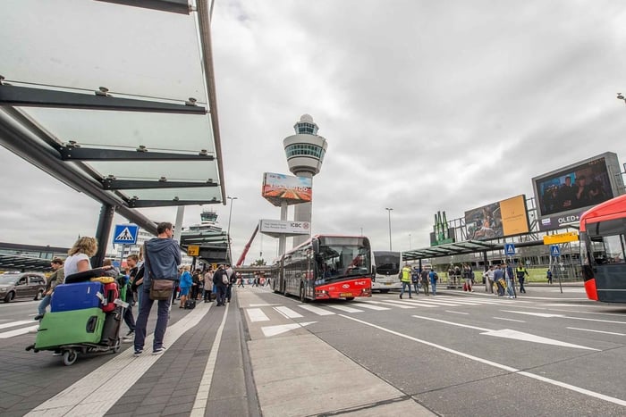 Direct Schiphol bus transfer to Haarlem City Center (return)