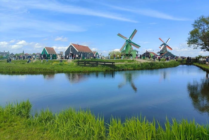 Excursion d'Amsterdam aux moulins à vent de Zaanse Schans