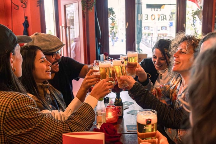 Lokalt matopplevelse i Amsterdam