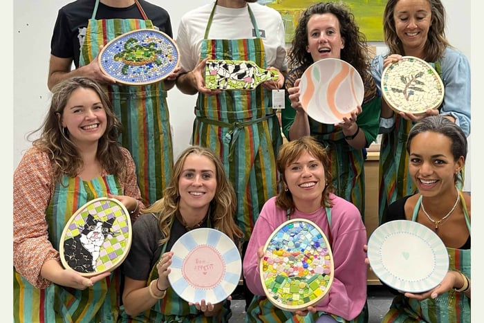Amsterdam : atelier d'art de la mosaïque, 2 h