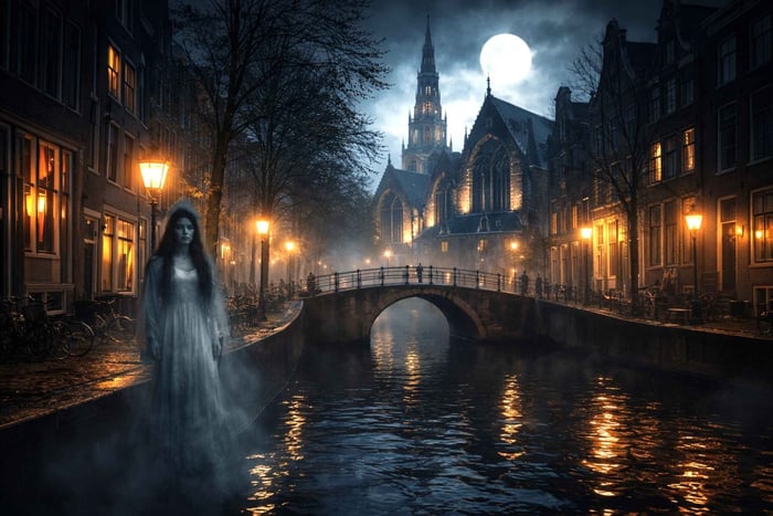Passeio mal assombrado em Amsterdã com degustação de Jenever