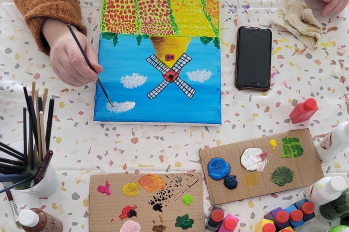 Amesterdão: Workshop de pintura privado