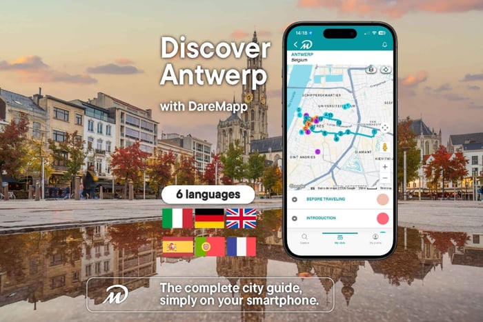 Antwerpen: Privat guidad tur med din mobiltelefon