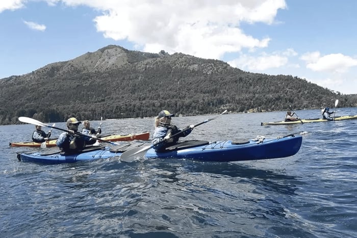 Bariloche: Lake Gutierrez Guided Kayaking Tour with Pickup