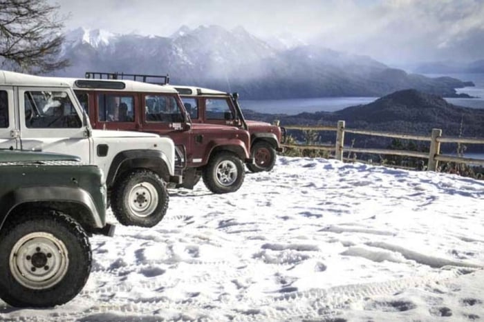 Bariloche: śnieg w Refugio Extremo Encantado, sanki, fondue i 4x4