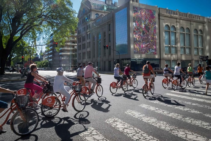 Buenos Aires Bike Tour: Süd- oder Nord-Rundfahrt