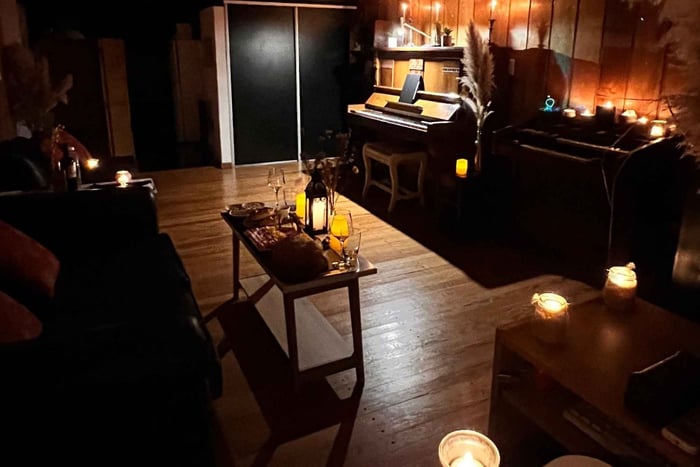 Buenos Aires: Klavierkonzert, Kerzen, Wein und Gourmet-Aperitif.