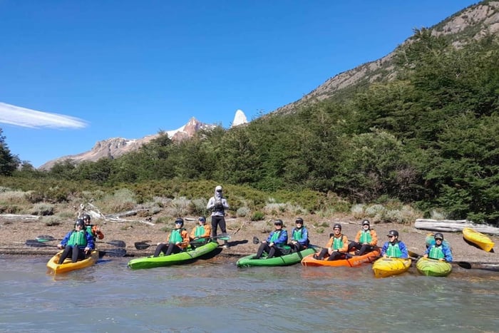 Kayak en Chaltén, Río de las Vueltas