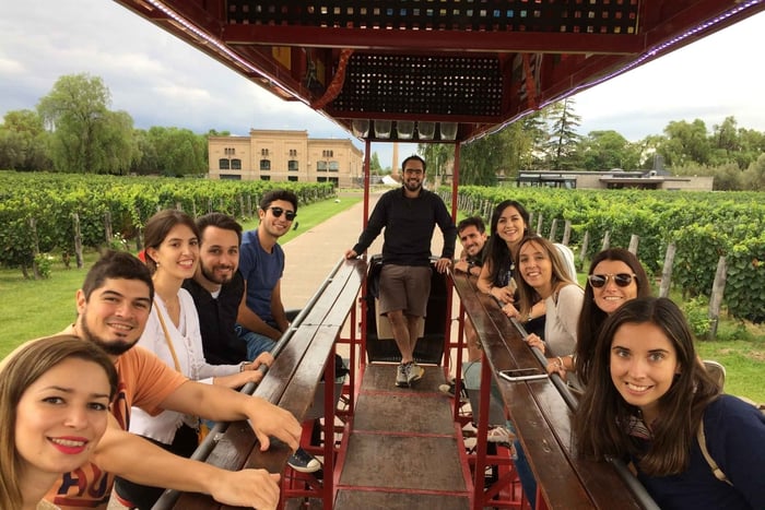 Mendoza : Visite de dégustation de vins en bicyclette avec déjeuner facultatif