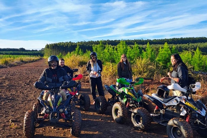 Puerto Iguazú: tour guidato in quad alla miniera di pietre preziose a cielo aperto