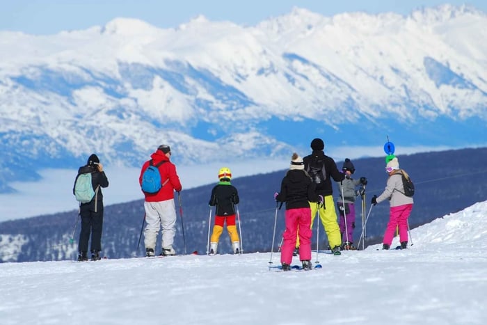 Pierwsze kroki na snowboardzie na Cerro Perito Moreno