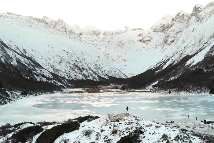 Ushuaia: Caminhada até a Lagoa Esmeralda. Com café quente e lanche