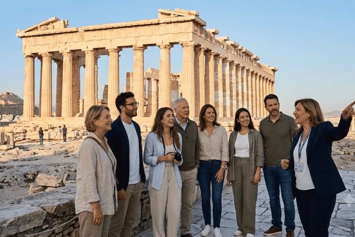 Acropolis & Parthenon: Spanish Guide & Skip-the-Line Ticket