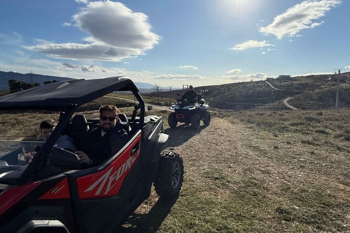 Eventyrtur i Athen i Parnitha-fjellet med 1000cc buggy