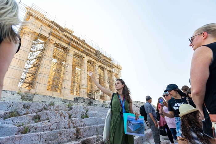 Ateena: Akropolis ja museo: Aamuvarhaisella opastettu retki Akropoliin ja museoon