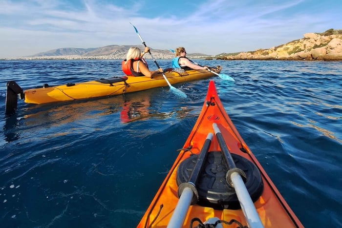 Atenas: Excursión en Kayak de Mar al Atardecer