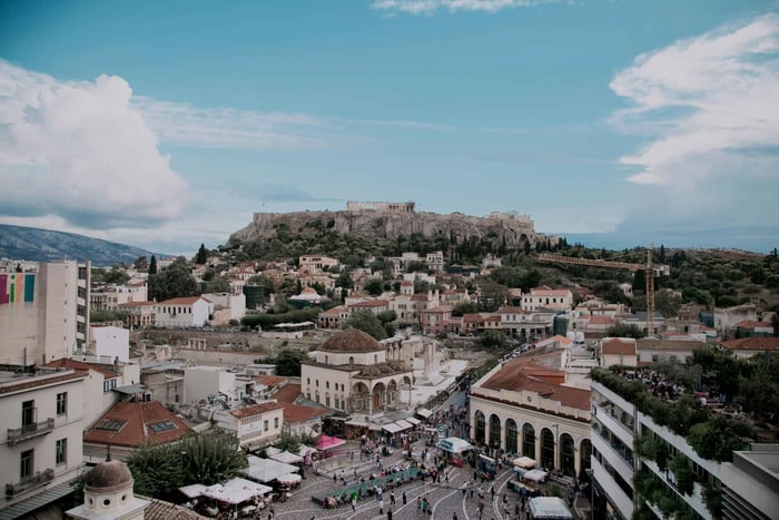 Athene: gedeelde kleine groep Acropolis en stadstour
