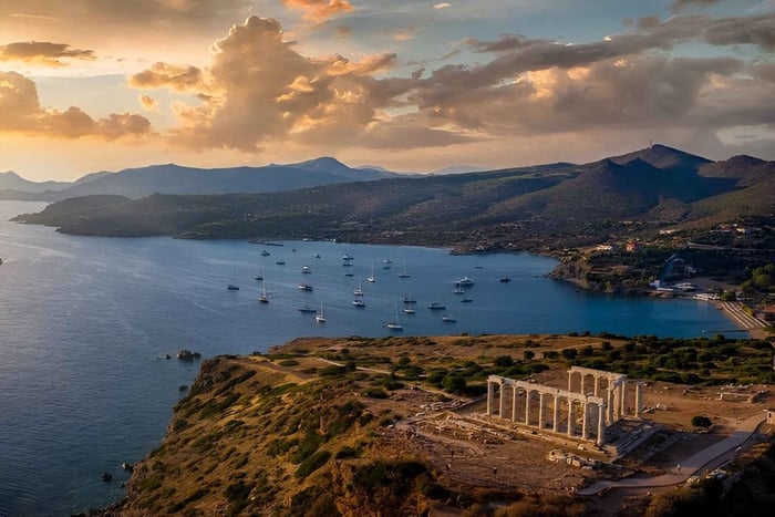 Kapp Sounion, Poseidon-tempelet, Atens riviera Privat tur