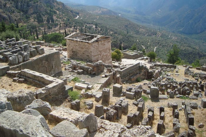 Tour privato di un'intera giornata a Delfi, Termopili da Atene