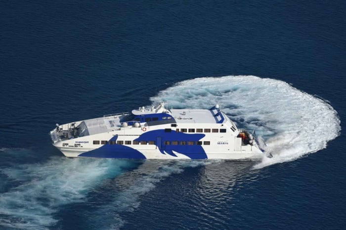 Ferry Journey Between Piraeus Port and Sifnos