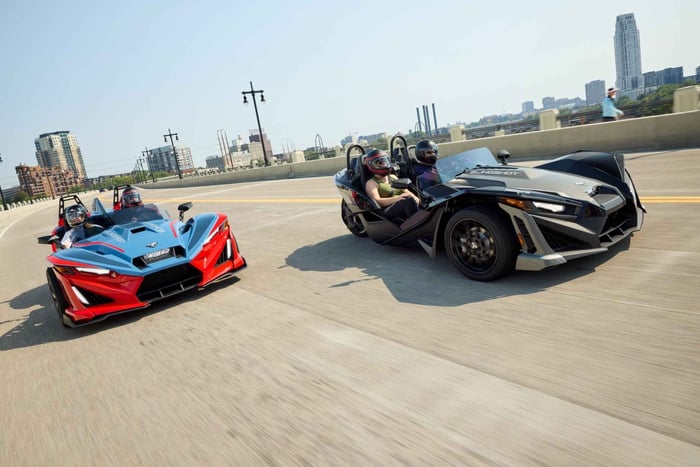 Slingshot huren voor 4 uur en zelfgeleide tour