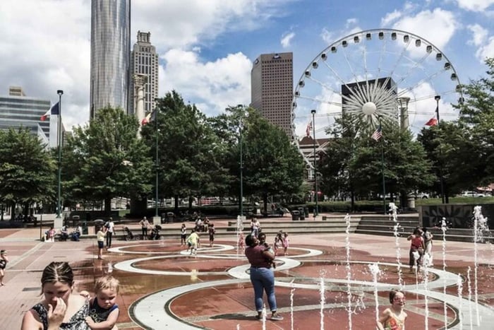 Atlanta: Tour a pie guiado por una app