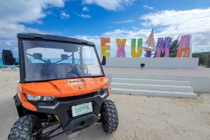 Exuma, Bahamas: Utleie av 6-seters buggy med Bluetooth-høyttaler