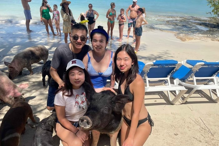 Excursión por las islas, nado con tortugas y Bahamas Mama ilimitado