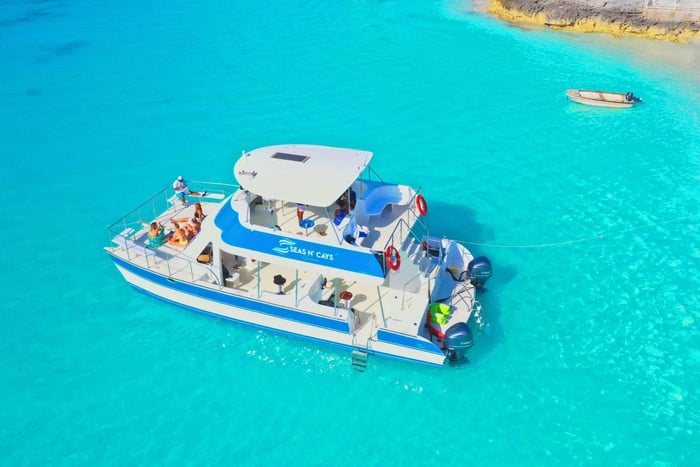 Isla Rose: snorkel, día de playa con ron punch ilimitado.