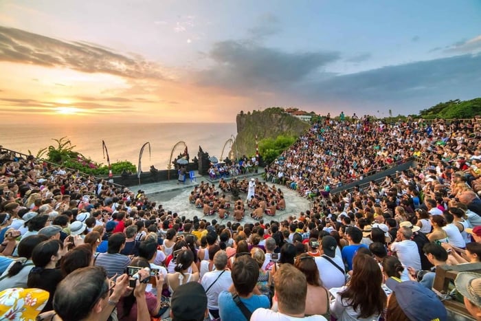 Bali: Kecak Vuurdansshow & Uluwatu Tempel toegangsbewijs