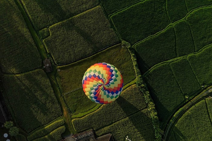 Bali : vol privé en montgolfière