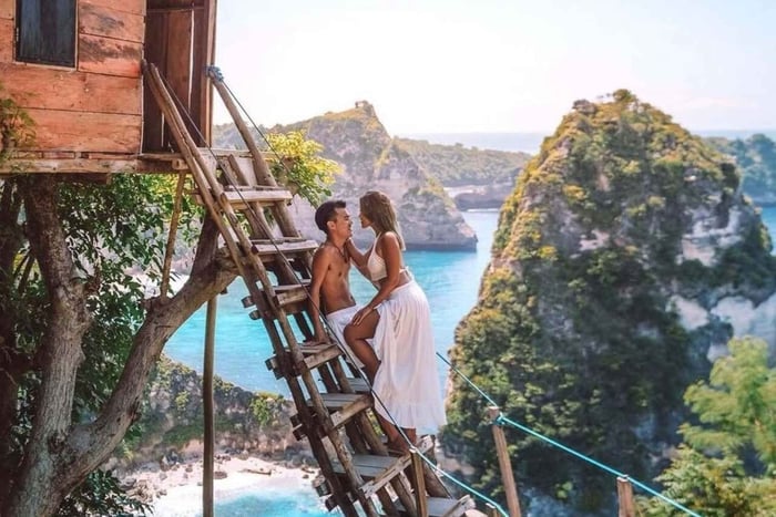 Från Lembongan: Dagstur till Nusa Penidas östra och västra höjdpunkter