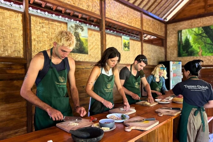 Ubud : Cours de cuisine balinaise dans une ferme biologique