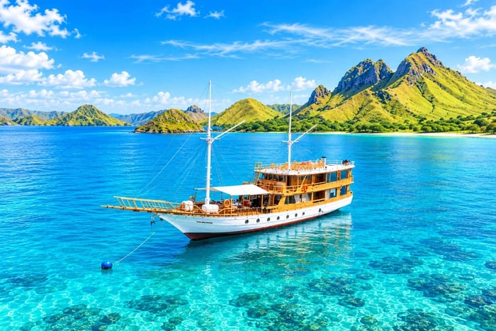 Labuan Bajo: 3-Day Komodo Sailing Ocean View Cabin All Fees