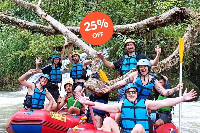 Lombok: River Rafting & Benang Kelambu Waterfall with Lunch