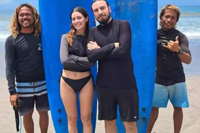 Medewi Beach Beginner Surf Lesson with Instructor