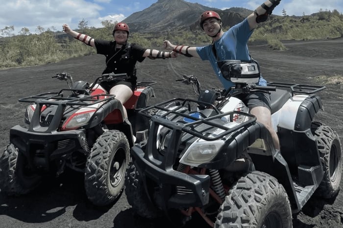 Mount Batur: ATV Quad Bike Black Lava & Sand Adventure